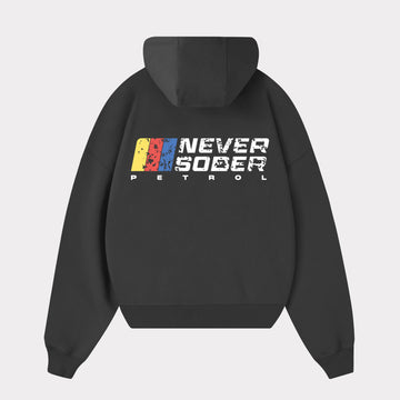 HOODIE GREY PETROL