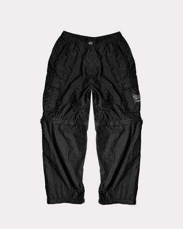 BLACK PARACHUTE PANTS