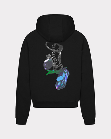 ZIP HOODIE PETROL II