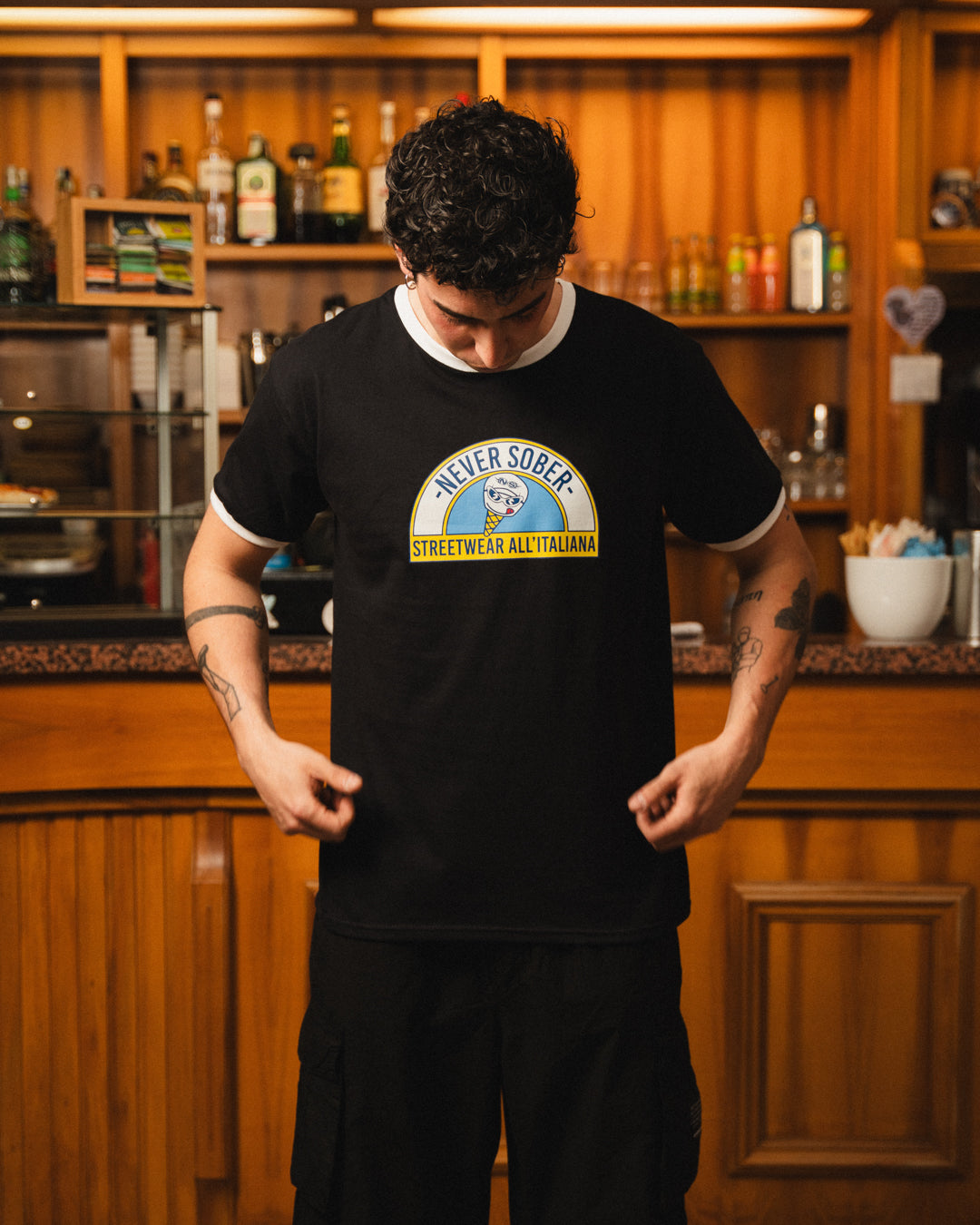 TEE ALL'ITALIANA BLACK