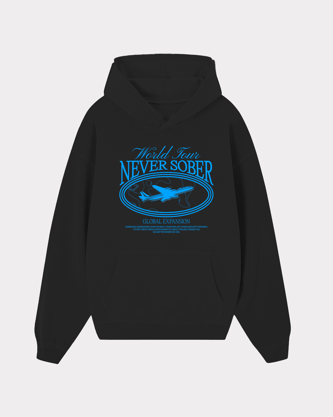 HOODIE GLOBAL BLACK