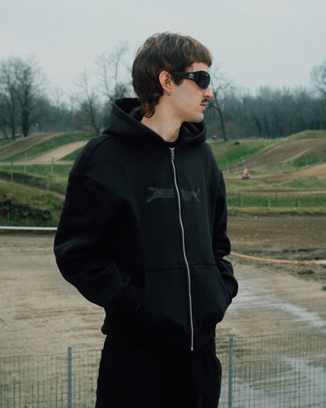 ZIP HOODIE PETROL II