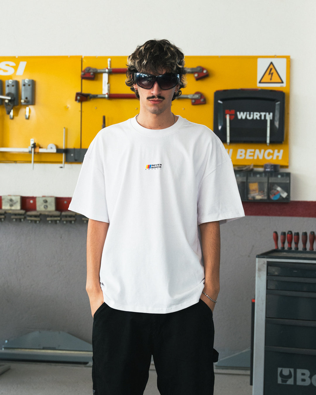 TEE PETROL WHITE
