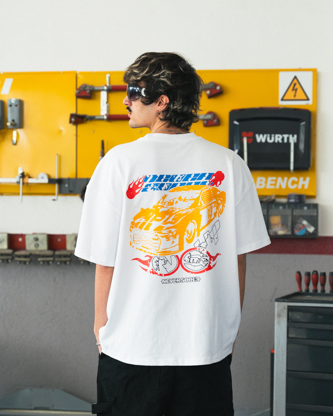 TEE PETROL WHITE