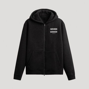 HOODIE ZIP BLACK