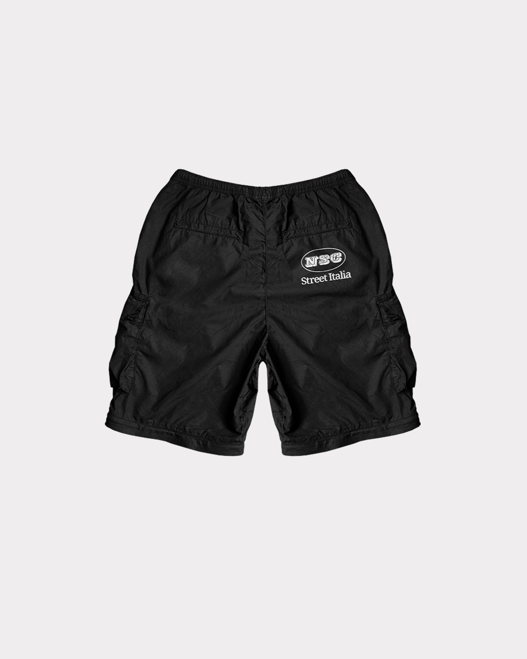 BLACK PARACHUTE PANTS