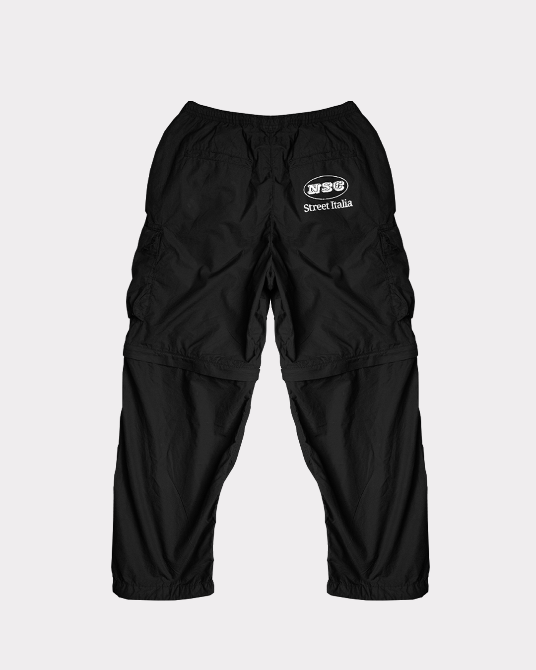 BLACK PARACHUTE PANTS