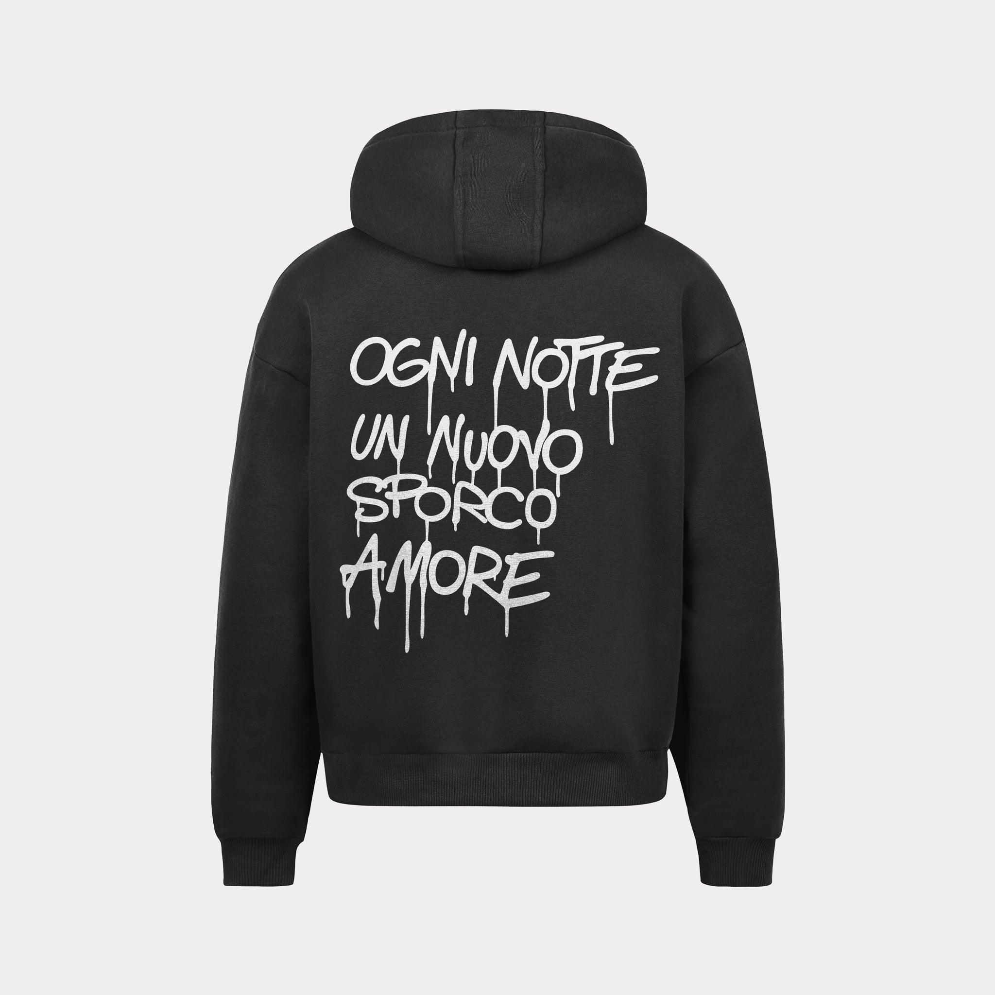 HOODIE LOVE BLACK