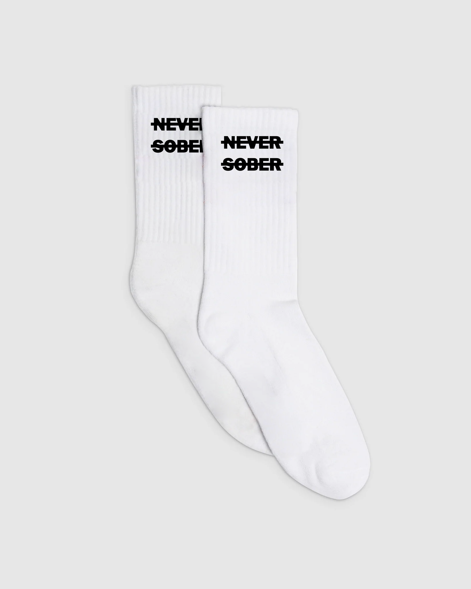 NS WHITE BLACK SOCKS