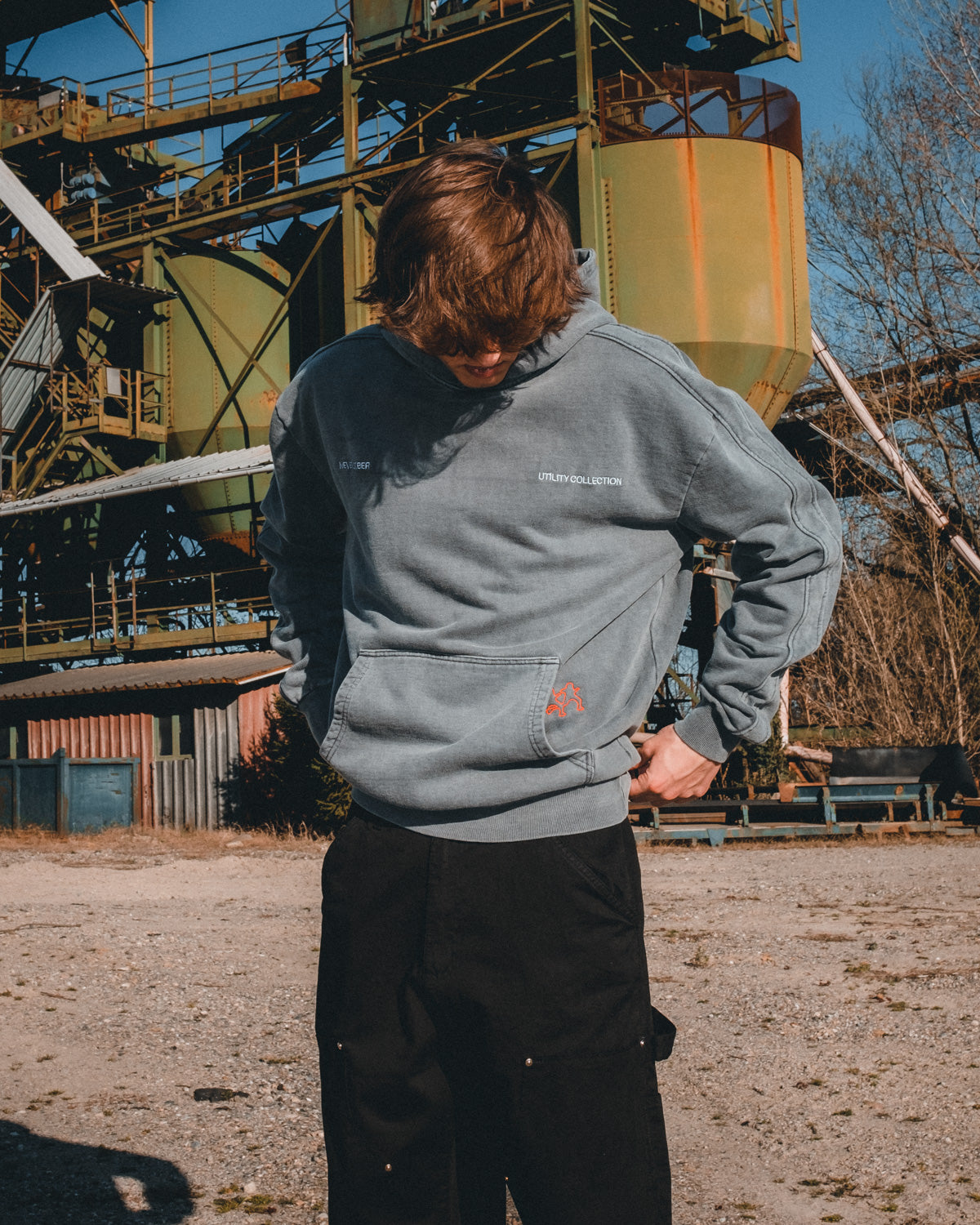 HOODIE UTILITY GREY